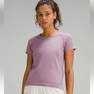 NWT Lululemon Swiftly Tech Short Sleeve 2.0 *Race Length in Velvet Dust
